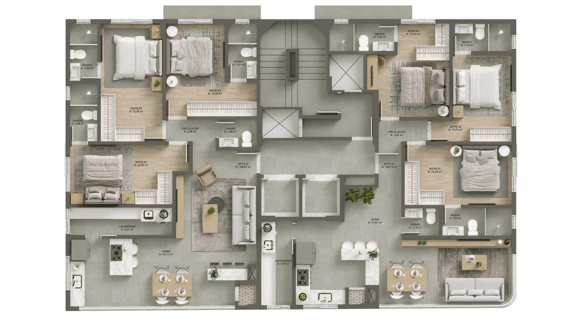 Planta Baixa Apartamentos